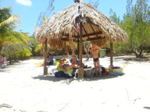 Daaibooi strand palapa