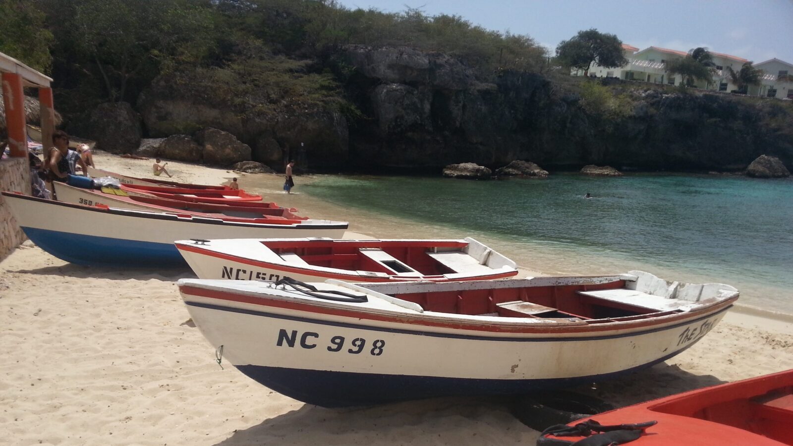 vissersboot Curacao Playa Lagun