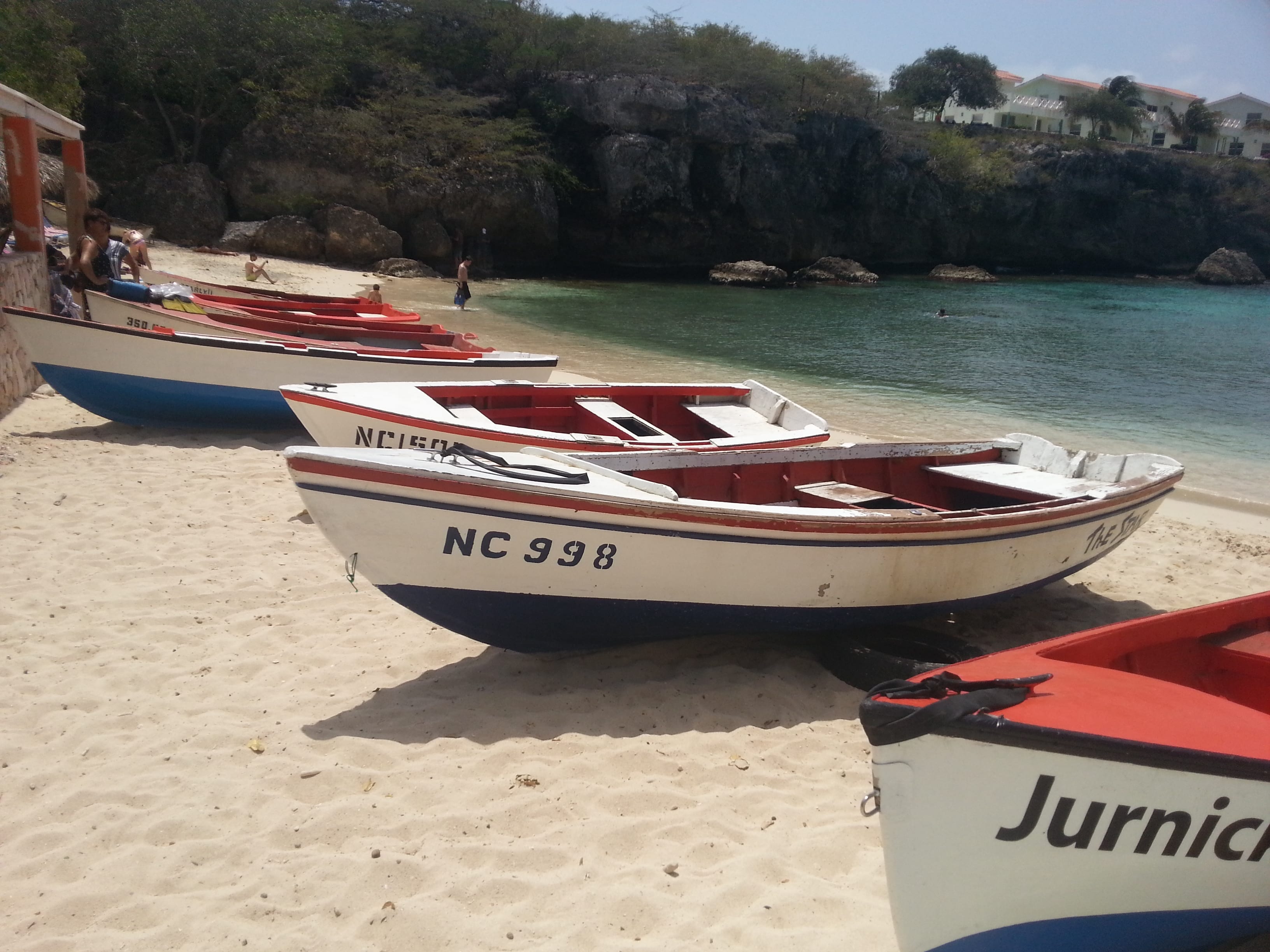 vissersboot Curacao Playa Lagun