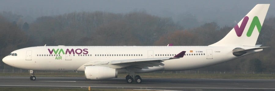 Geen TUI Dreamliner maar Wamos Air Airbus A330