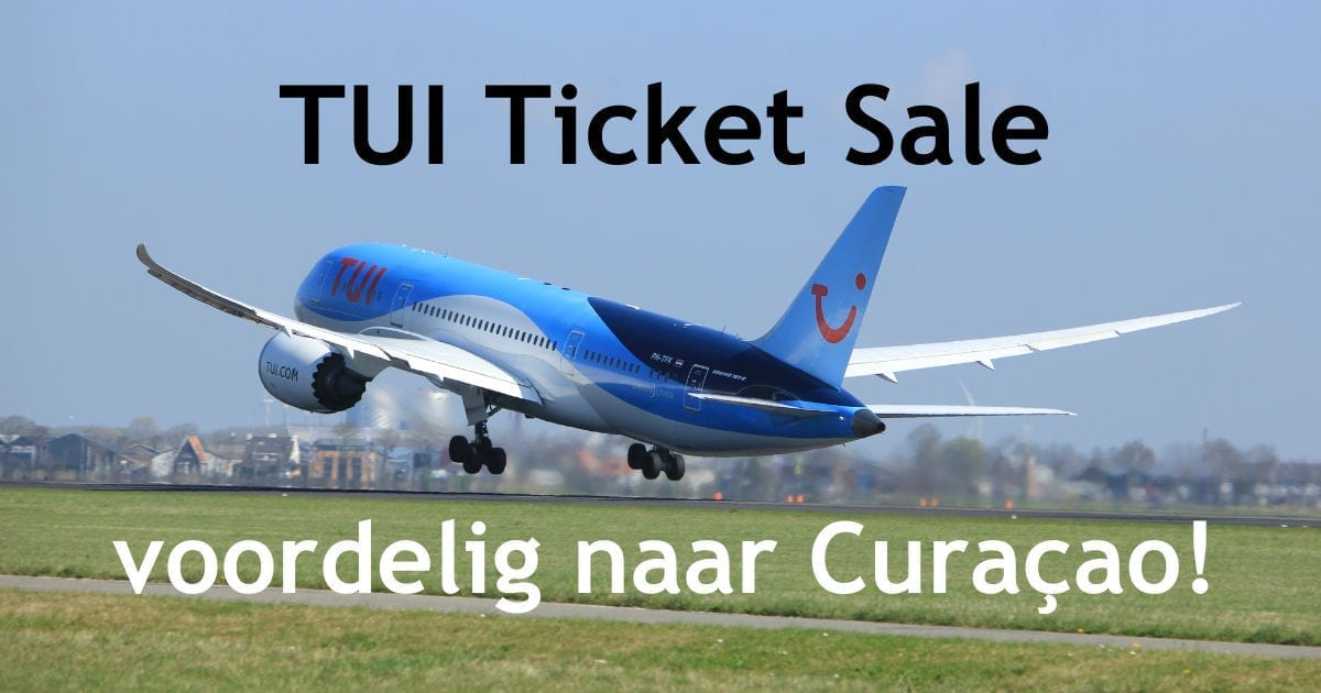 TUI Ticket Sale Curacao tickets