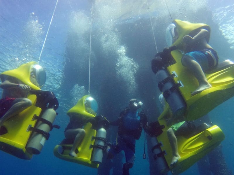 Aquafari Curacao onderwaterscooter