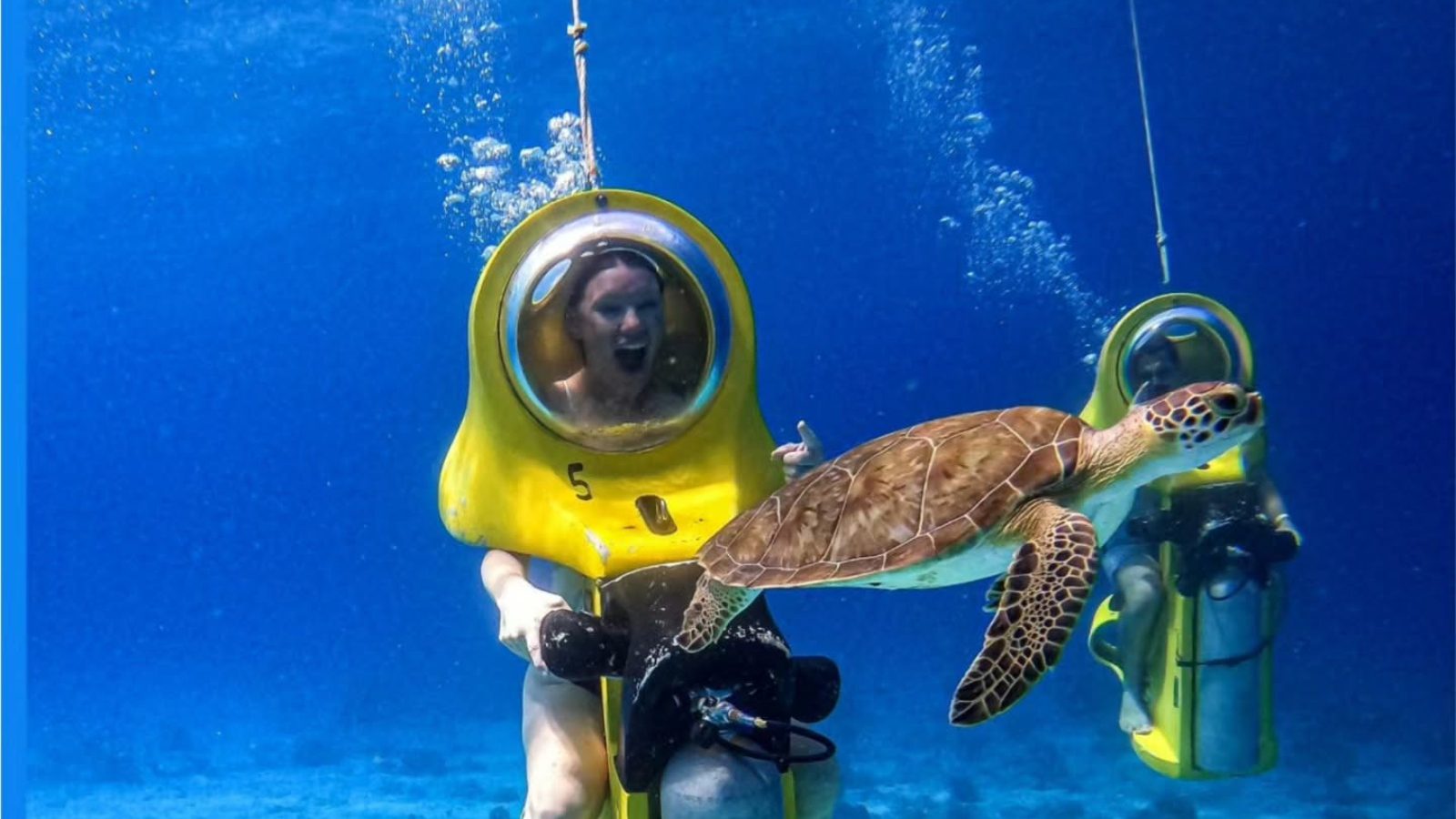 Aquafari Curaçao onderwaterscooter
