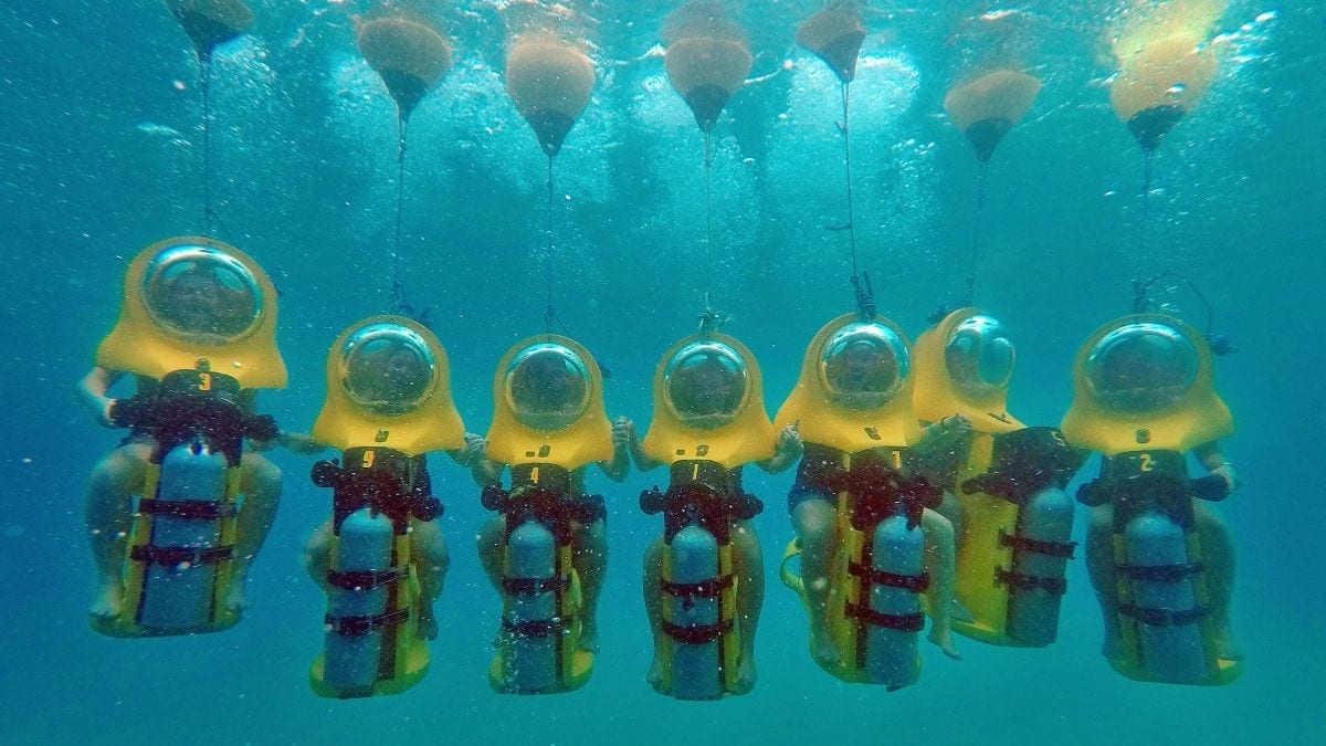 Aquafari Curacao Onderwaterscooter Duiken Zonder Cursus