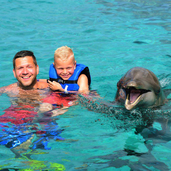 Risos do Dolphin Swim Curaçao