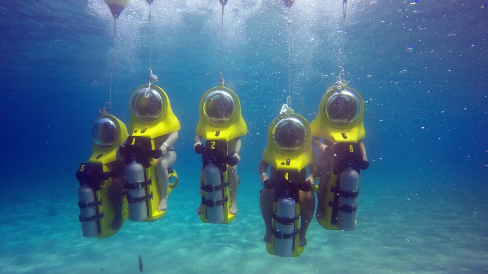 aquafari curacao underwater scooters