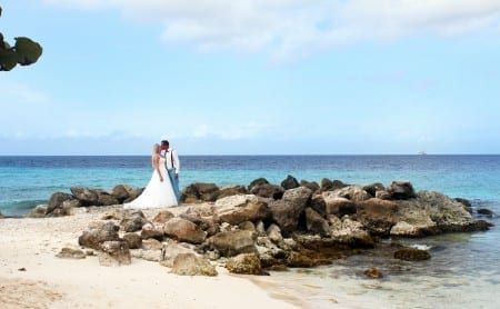 wedding at beach curacao