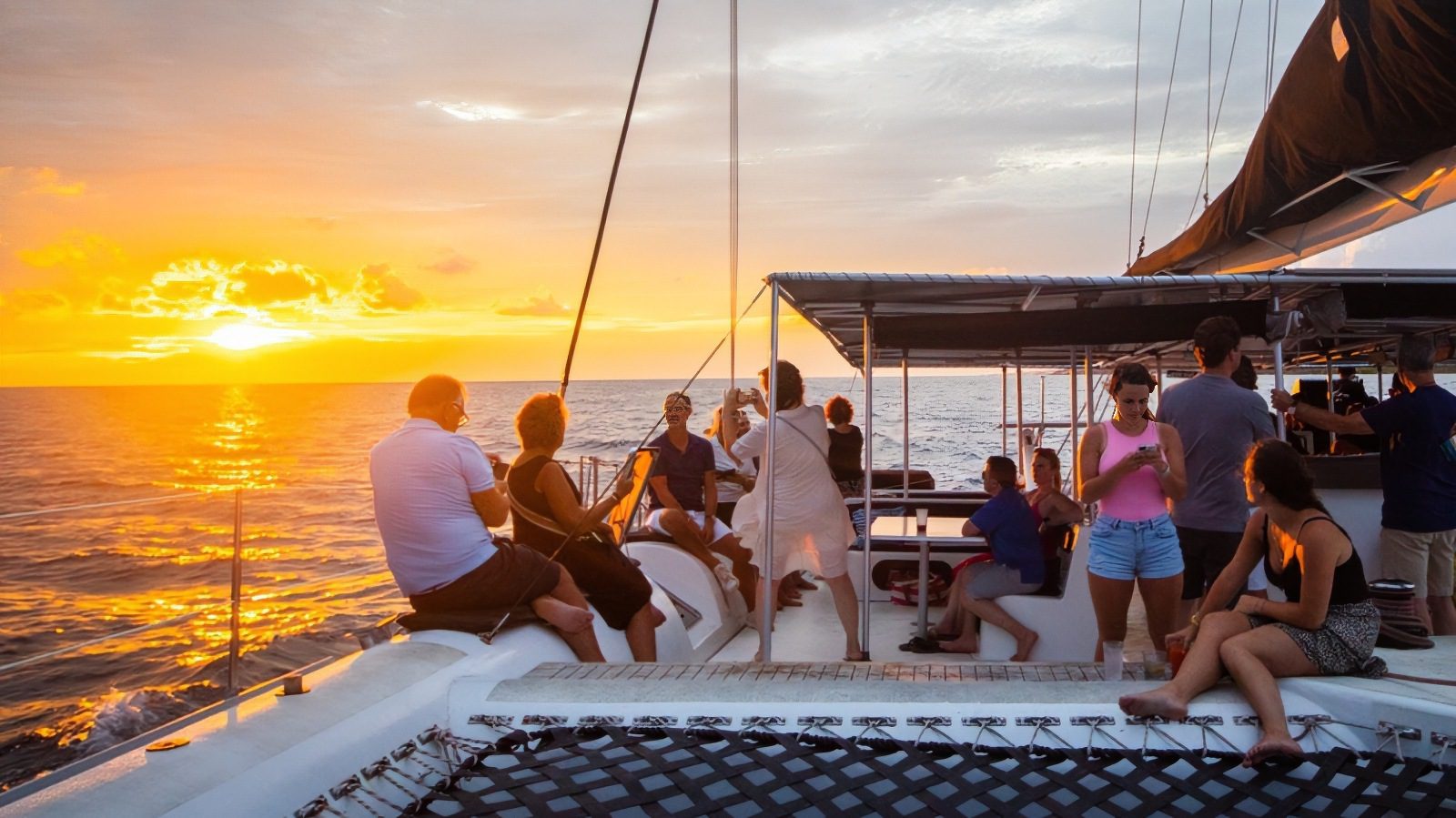 Sunset Cruise Catamaran Curacao BlueFinn