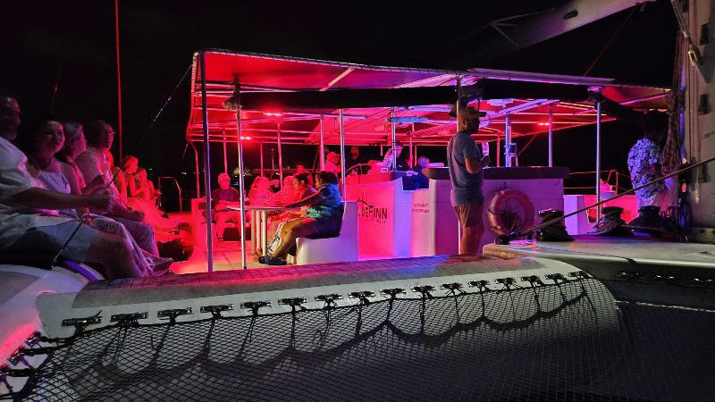 Sunset Sailing Cruise - Large Catamaran 5 bluefinn catamaran sunset curacao donker 800x450 1