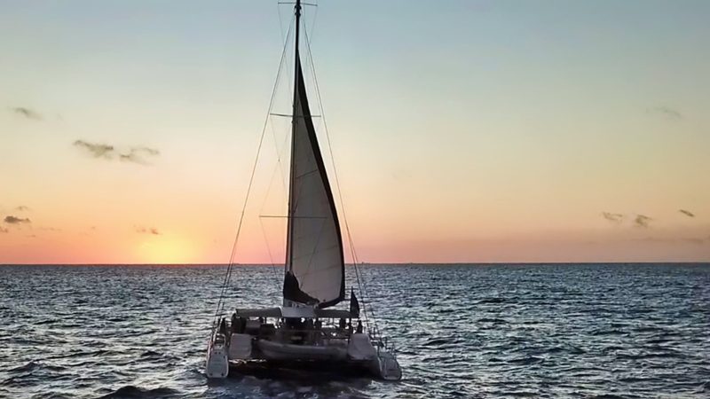 Sunset Sailing Cruise - Large Catamaran 8 catamaran sunset bluefinn curacao 800x450 1