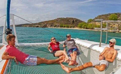 curacao catamaran west coast tour blue c