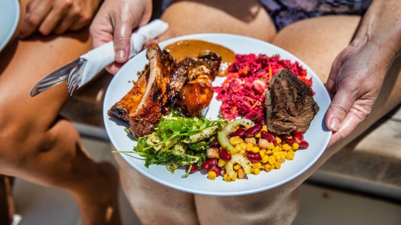 Westcoast Cruise - Catamaran 8 Westcoast Curacao BBQ lunch 800x450 1