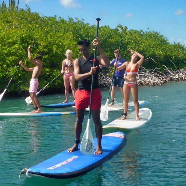 Passeio de Sup Curaçao com guia