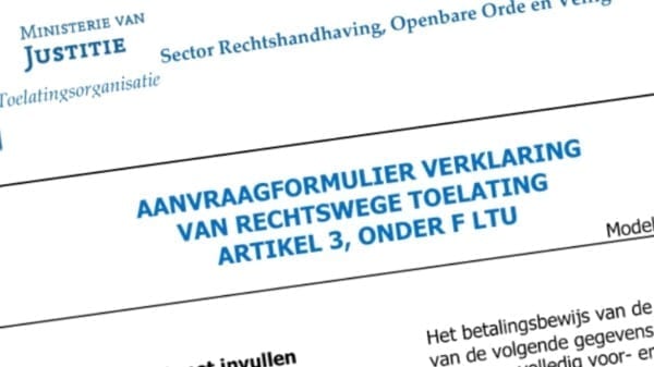 Verklaring van Rechtswege VRW aanvragen