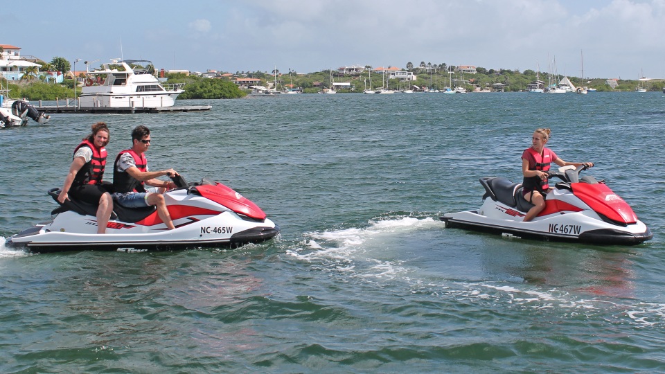 jet ski curacao spanish water