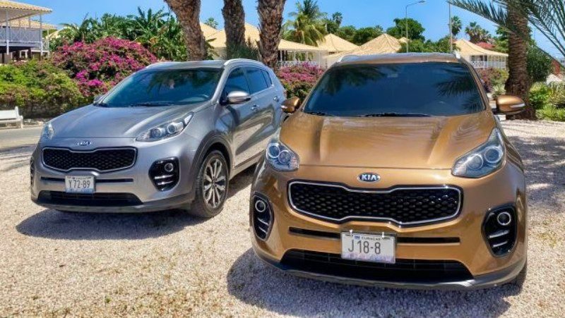 aluguer de automóveis em curacao | Kia Sportage