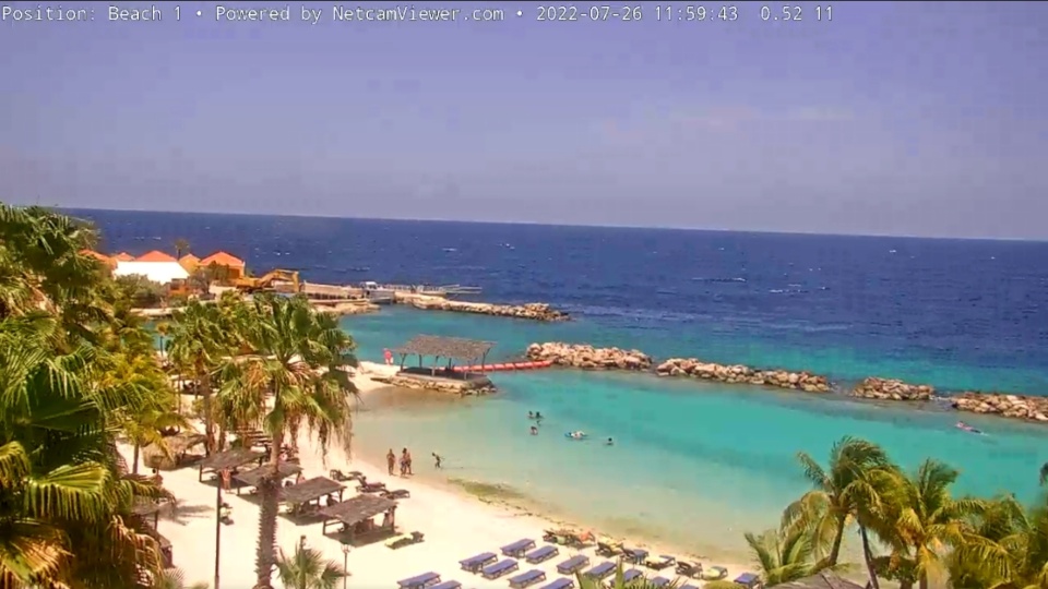 webcam Curacao bij LionsDive