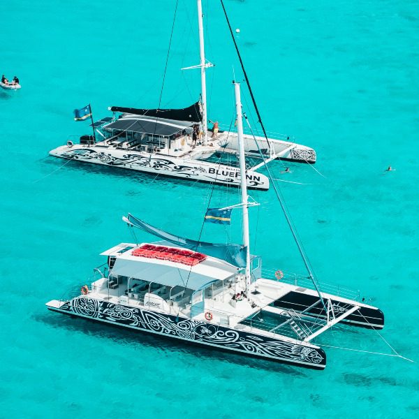 Catamarãs BlueFinn em Klein Curaçao