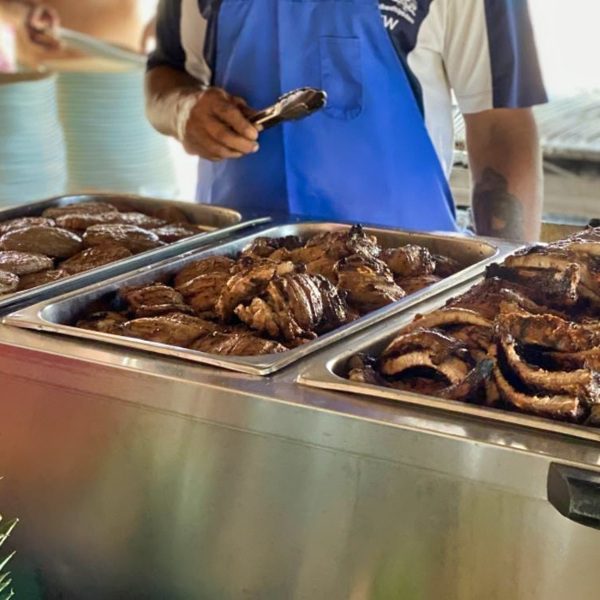 Buffet de churrasco do Klein Curaçao Mermaid