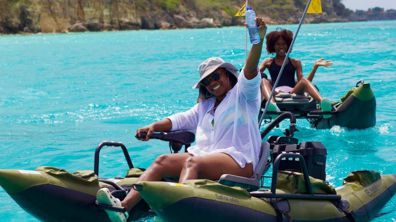 AquaCat Curacao mini catamaran 800x450 1