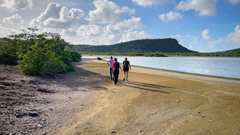 Ingrid Hiking Tour Curacao Flamingo Trail