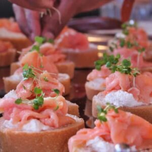 Sunset Trip 5 Sunset Trip Breeze Catamaran Curacao finger food