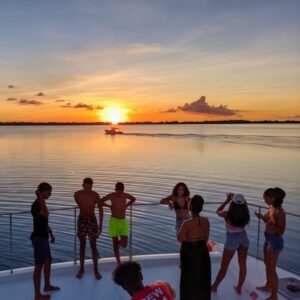 Sunset trip Catamaran Breeze Curacao