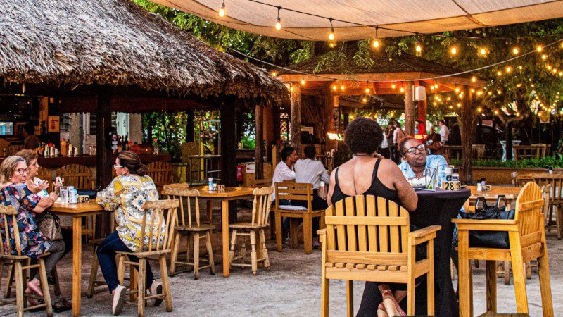 La Hacienda Olivia Curacao cozy dinner for young &amp; old