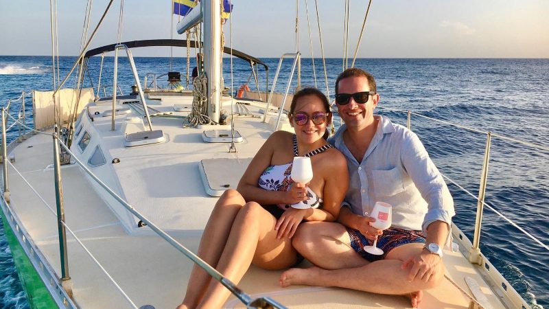 viagem romântica de barco em curaçao viagem particular
