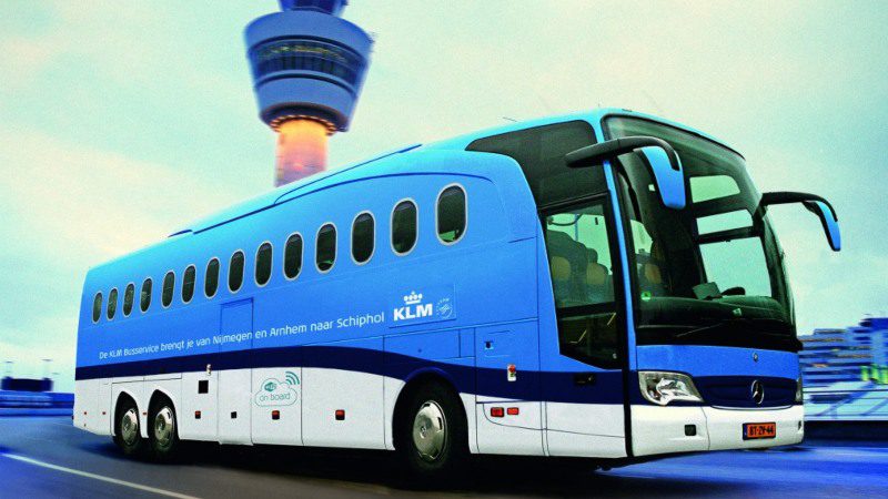 KLM bus naar Schiphol