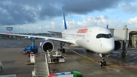 Corendon vliegtuig naar Curacao Airbus A350-900