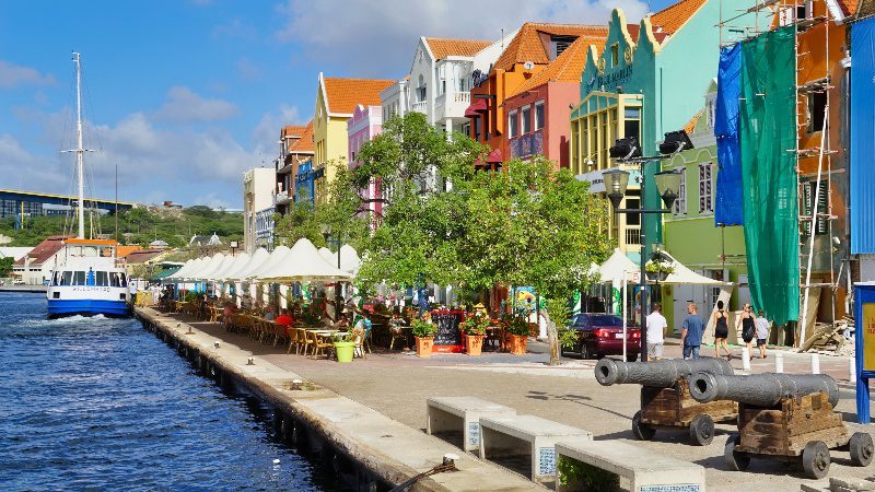 winterzon op Curacao Handelskade