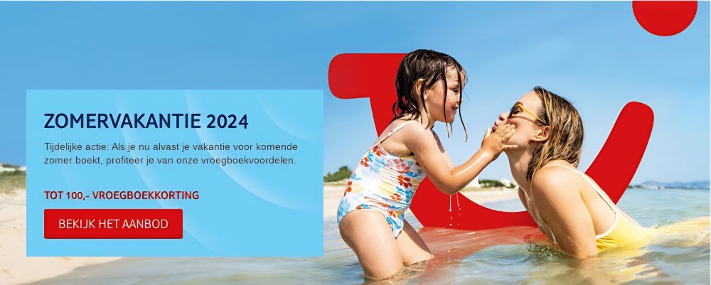 TUI vroegboekkorting 2024 Curacao