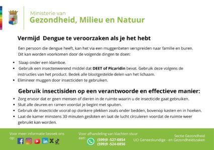 Dengue Curacao | Avoid spread