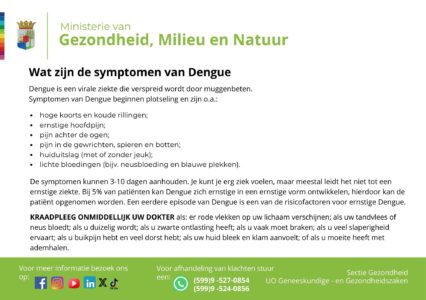 Dengue Curacao | Symptoms dengue