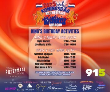 Koningsdag Curacao 2025 Nieuwestraat Pietermaai
