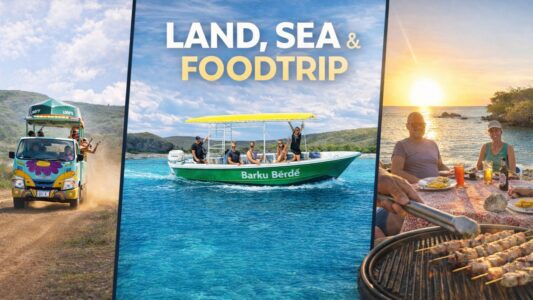 Land Sea Foodtrip buggy boot Curacao