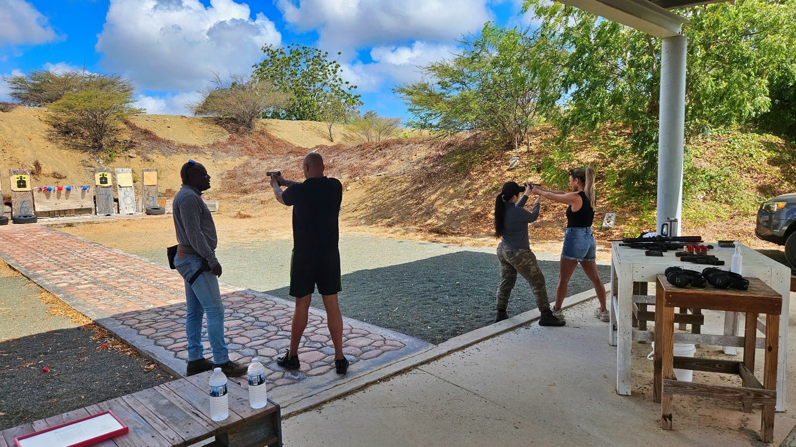 Schietbaan Curacao introductie shooting range