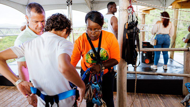 Zipline Hòfi Mango 5 Veiligheid voorop Zipline Hofi Mango