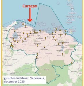 Veilig naar Curacao? 5 gesloten luchtruim venezuela 2025 12