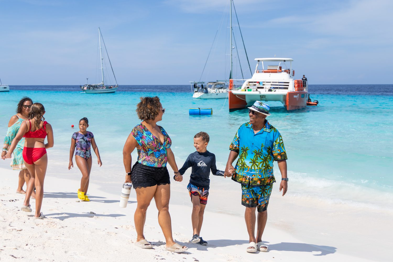 Aankomst Klein Curacao