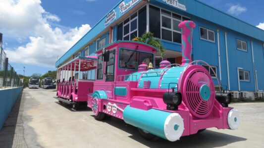 Trolley trein Curacao stadstour