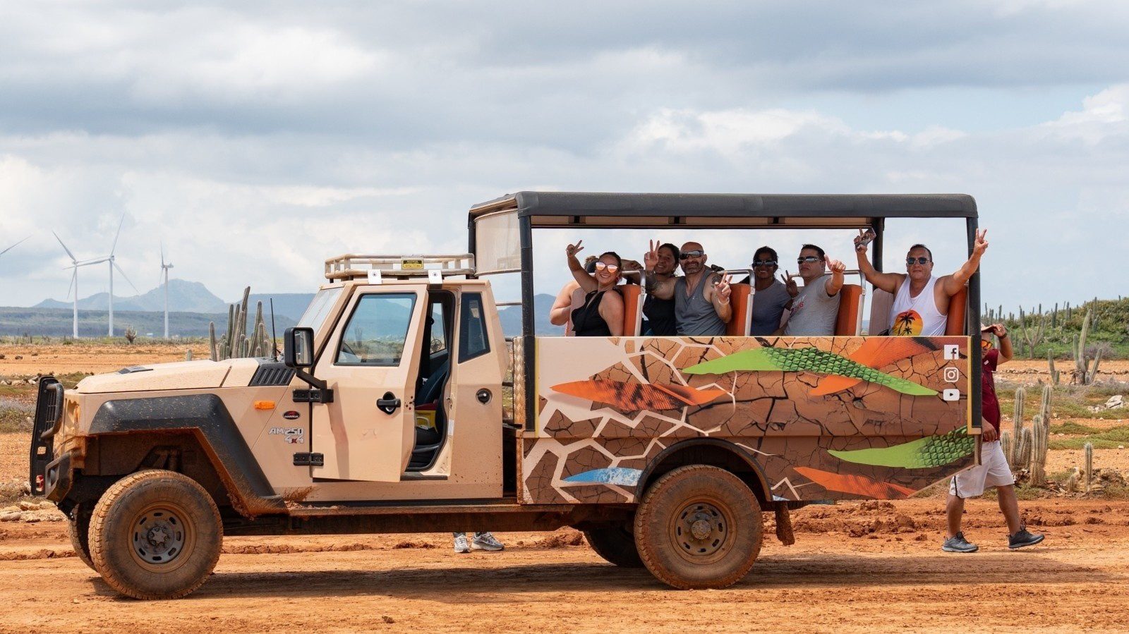 Jeepsafari Curaçao grot, kunuku en porto mari
