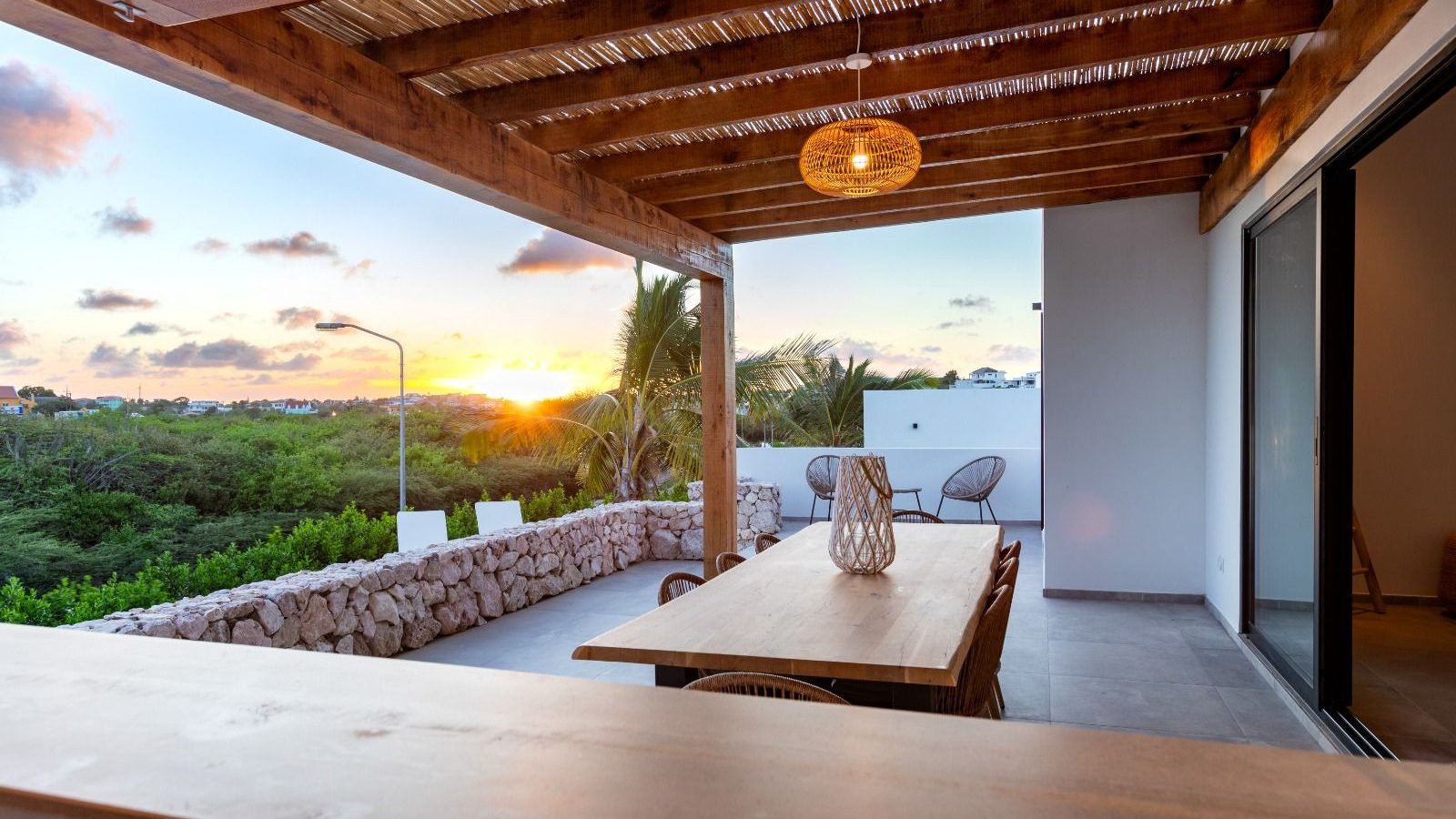 LXRY Villas Curaçao 4 Sunset at an LXRY Villas property on Curaçao